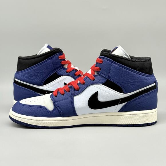 Air Jordan 1 Retro Mid SE Deep Royal Blue Shoes Sneakers 852542-400 Size 9.5 main image 4